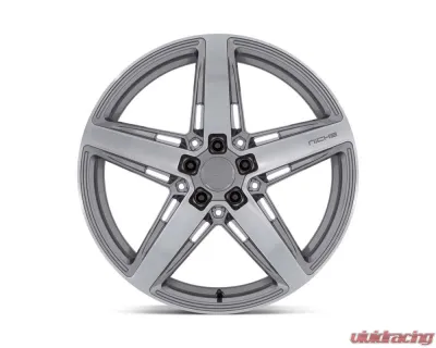 Niche M270 Teramo Wheel 20x9 5x4.5 25mm Anthracite Brushed Face Tint Clear - M270209065+25