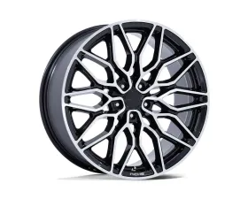 Niche Wheels NC277 Calabria 5 Wheel 20x9 5x114.3 35 Gloss Black Machined