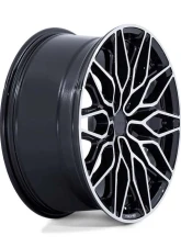 Niche Wheels NC277 Calabria 5 Wheel 22x9 5x114.3 38 Gloss Black Machined                                     - NC277BD22901238 - Image 3