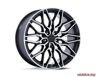 Niche Wheels NC277 Calabria 5 Wheel 22x9 5x112 20 Gloss Black Machined - NC277BD22905720