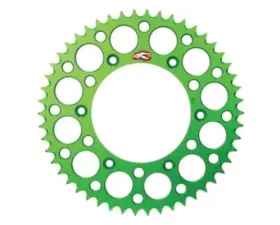 Renthal Rear 50 Tooth Ultralight Sprockets for Offroad Green Kawasaki 1987+