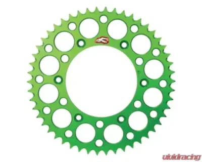 Renthal Rear 50 Tooth Ultralight Sprockets for Offroad Green Kawasaki 1987+ - 191U-420-50GEGN