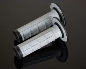 Renthal Dual Compound Diamond/Half Waffle Grips Grey/Black