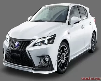 TRD Non-Painted 2P Aero Set Lexus CT200h 2011+ - TRD-2P-FRP-CT200