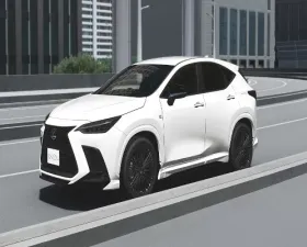 TRD 3P Aero Set Non-Painted FRP Lexus NX300 | NX450 2014+