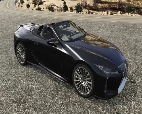 TRD 3P Aero Set Black Edition PPE Lexus LC500 2017+ - TRD-3P-PPE-LC