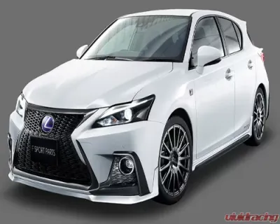 TRD Non-Painted MC 4P Aero Set Lexus CT200h 2011+ - TRD-4P-FRP-CT200K
