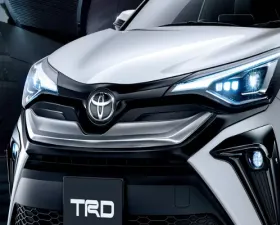 TRD Aggressive Style Front Bumper Garnish Black Toyota C-HR 2018+