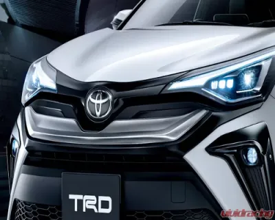TRD Aggressive Style Front Bumper Garnish Black Toyota C-HR 2018+ - TRD-MS-312-10001