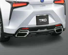 TRD Rear Diffuser & Rear Side Spoiler Non Painted Lexus LC500 2017+