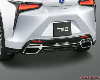 TRD Rear Diffuser & Rear Side Spoiler Non Painted Lexus LC500 2017+ - TRD-MS313-11002-NP