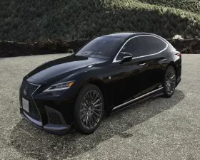 TRD Side Skirts Black Edition PPE Lexus LS500 2018+