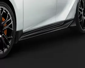 TRD Side Skirts White Nova Glass Flake 083 ABS Lexus IS350 | IS300h | IS300 2001+