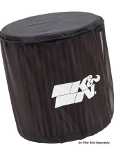 K&N Air Filter Wrap 22-8045DK, Round 6 in, Black Silicone Treated Polyester                                     - 22-8045DK - Image 2