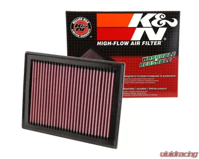 K&N Replacement Air Filter 33-2409 for Infiniti Q50, Q60, Q70, FX35, FX50, Nissan Juke, Rogue - 33-2409