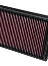 K&N Replacement Air Filter for Chevrolet Aveo Sonic 2012-2020, Washable High-Flow Panel                                     - 33-2476 - Image 2