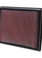 K&N Replacement Air Filter for BMW 2013-2021 M2, 335i, 435i, Washable Cotton Panel                                     - 33-2997 - Image 2