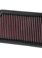 K&N Replacement Air Filter for Kia Forte5 2015-2018, Forte Koup 2014-2016, Cotton Gauze Panel                                     - 33-3008 - Image 2