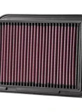 K&N Replacement Air Filter for Mitsubishi Outlander, Lancer, Sport 2013-2021, Washable Cotton                                     - 33-3015 - Image 4