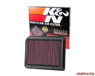 K&N Replacement Air Filter for Mitsubishi Outlander, Lancer, Sport 2013-2021, Washable Cotton - 33-3015