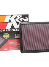 K&N Replacement Air Filter for Hyundai Ioniq 2017-2022, Kia Niro 2017-2022, Washable Cotton Gauze                                     - 33-3077 - Image 4