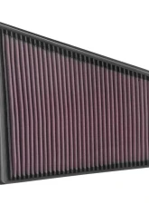 K&N Replacement Air Filter for Porsche 718 Boxster/Cayman 2017-2024, Washable Cotton Panel                                     - 33-3078 - Image 4