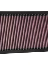 K&N Replacement Air Filter 33-3111 for Audi A1 2020-2023, Washable Cotton Gauze Panel Filter                                     - 33-3111 - Image 2