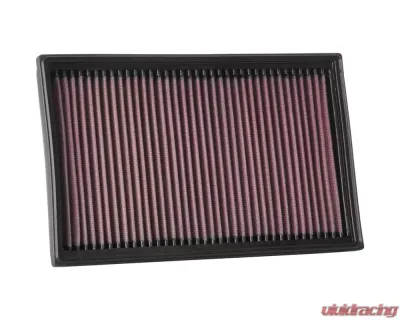 K&N Replacement Air Filter 33-3111 for Audi A1 2020-2023, Washable Cotton Gauze Panel Filter - 33-3111
