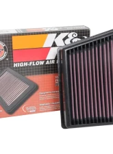 K&N Replacement Air Filter for Ford EcoSport 2018-2020, High-Flow Cotton Panel Filter                                     - 33-3117 - Image 4