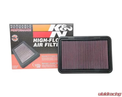 K&N Replacement Air Filter for 2020 Suzuki Swift, Washable Cotton Gauze Panel Filter - 33-3130