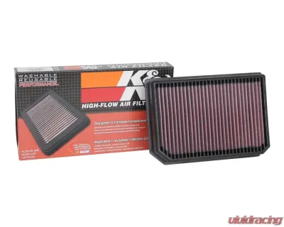K&N Replacement Air Filter for Mercedes-Benz A220, A250, CLA250, GLA250, GLB250 2019-2022 - 33-3133