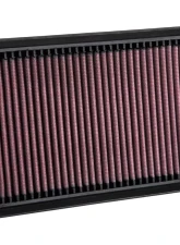 K&N Replacement Air Filter 33-3138, Panel, Cotton Gauze, 9.313" x 6.344", Washable                                     - 33-3138 - Image 2