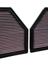K&N Replacement Air Filter for BMW 750i 2020-2022, M550i 2020-2023, M850i 2020-2024, Washable Cotton Gauze                                     - 33-3155 - Image 2