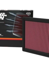 K&N 33-3178 Replacement Air Filter for 2024 Toyota Land Cruiser, Washable Cotton Gauze Panel                                     - 33-3178 - Image 4