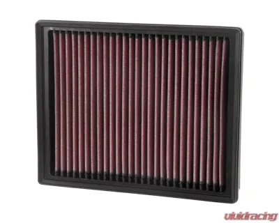 K&N 33-5100 Replacement Air Filter for Lincoln MKZ, Continental, Nautilus, Cotton Gauze Panel - 33-5000