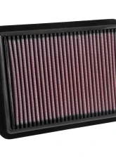 K&N Replacement Air Filter for Mazda 2 2015-2020, Scion iA 2016, Toyota Yaris 2017-2020, Washable Cotton Gauze Panel Filter                                     - 33-5038 - Image 3