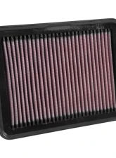 K&N Replacement Air Filter for Mazda 2 2015-2020, Scion iA 2016, Toyota Yaris 2017-2020, Washable Cotton Gauze Panel Filter                                     - 33-5038 - Image 2