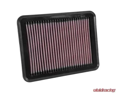 K&N Replacement Air Filter for Mazda 2 2015-2020, Scion iA 2016, Toyota Yaris 2017-2020, Washable Cotton Gauze Panel Filter - 33-5038