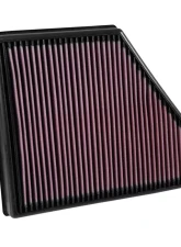 K&N Replacement Air Filter for Chevrolet Camaro 2016-2022, Cotton Gauze Panel Filter                                     - 33-5047 - Image 3