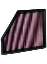 K&N Replacement Air Filter for Chevrolet Camaro 2016-2022, Cotton Gauze Panel Filter                                     - 33-5047 - Image 2