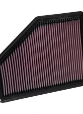 K&N Replacement Air Filter for Chevrolet Volt 2016-2019 1.5L 4-Cyl, Washable Cotton Panel                                     - 33-5051 - Image 2