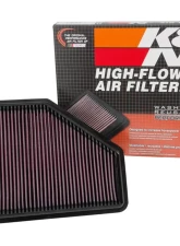 K&N Replacement Air Filter for Chevrolet Volt 2016-2019 1.5L 4-Cyl, Washable Cotton Panel                                     - 33-5051 - Image 4