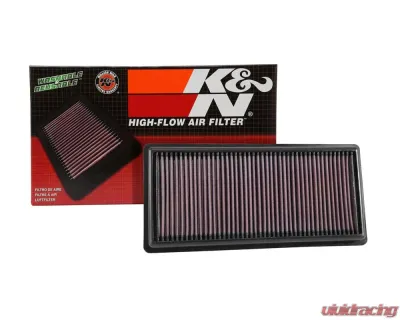 K&N Replacement Air Filter for Cadillac CT6 2016-2020 2.0L 4-Cyl Washable Panel Filter - 33-5052