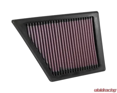 K&N Replacement Air Filter for Cadillac CT6 2016-2020 3.0L V6, Washable Cotton Gauze Panel - 33-5054