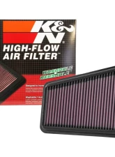 K&N Replacement Air Filter for Genesis G70 2021-2023 & Kia Stinger 2018-2023, Washable Cotton Panel                                     - 33-5067 - Image 4