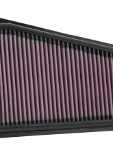K&N Replacement Air Filter for Genesis G70 2019-2025, Kia Stinger 2018-2023, Washable Cotton Gauze                                     - 33-5068 - Image 4