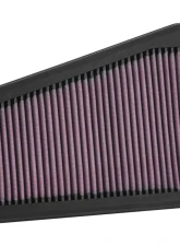 K&N Replacement Air Filter for Genesis G70 2019-2025, Kia Stinger 2018-2023, Washable Cotton Gauze                                     - 33-5068 - Image 2