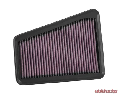 K&N Replacement Air Filter for Genesis G70 2019-2025, Kia Stinger 2018-2023, Washable Cotton Gauze - 33-5068