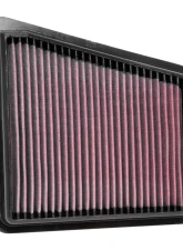K&N Replacement Air Filter for Genesis G70 2020-2021 & Kia Stinger 2018-2023, Washable Cotton Panel                                     - 33-5073 - Image 4