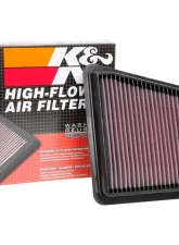 K&N Replacement Air Filter for Genesis G70 2020-2021 & Kia Stinger 2018-2023, Washable Cotton Panel                                     - 33-5073 - Image 4